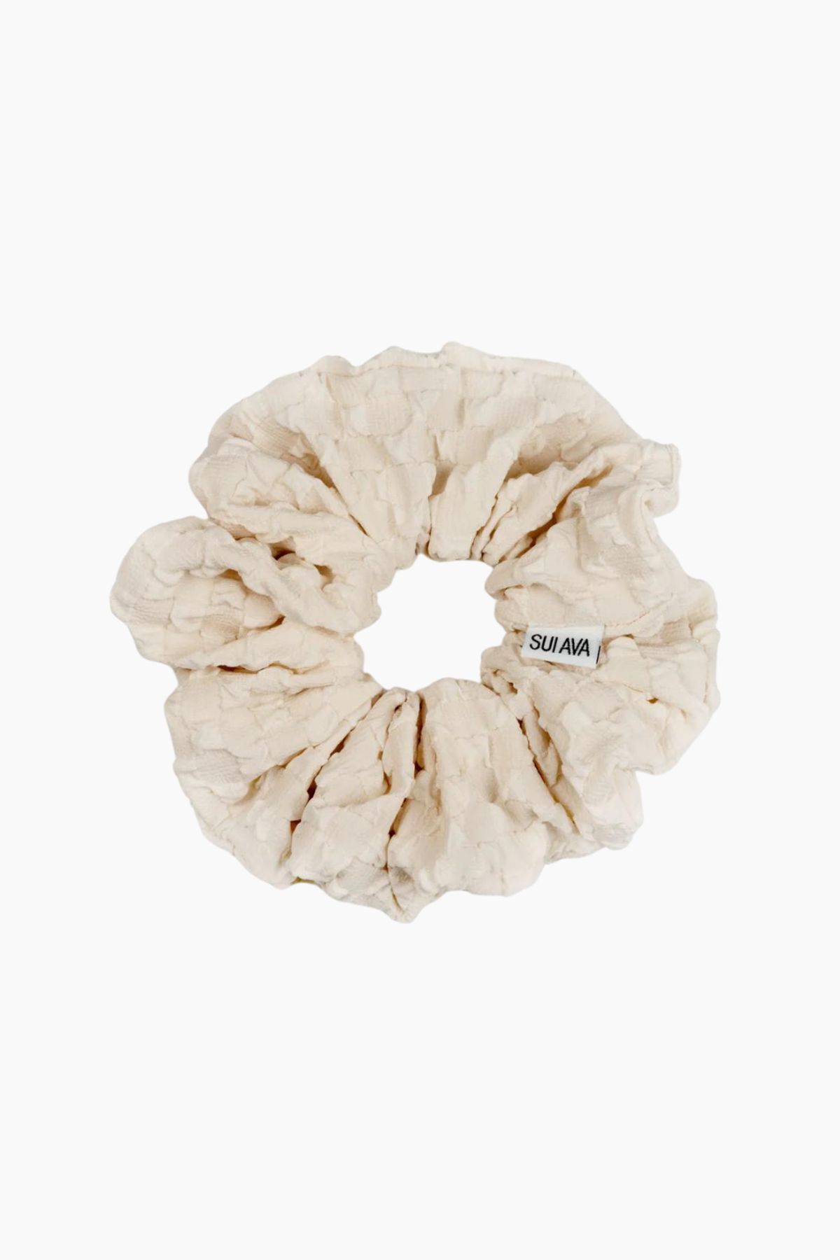 Daydream Scrunchie - Oat Milk - Sui Ava - Beige One Size