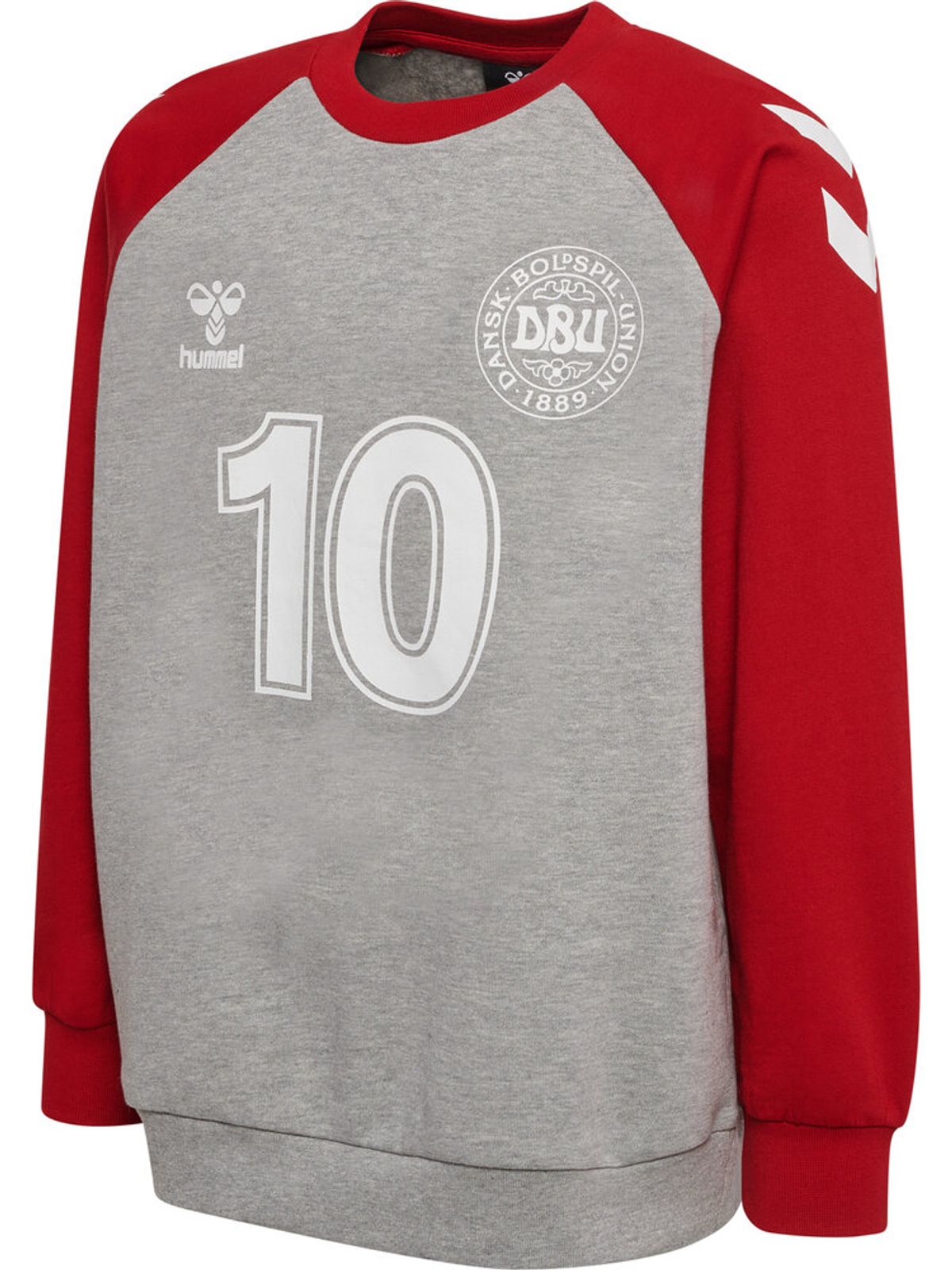 DBU gameday sweatshirt langærmet - GREY MELANGE - 116