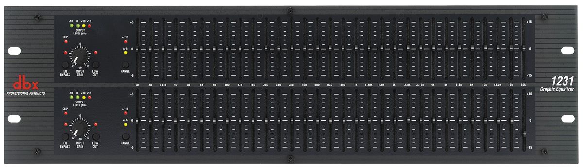 dbx 1231 2x 31 Bånd Grafisk Equalizer