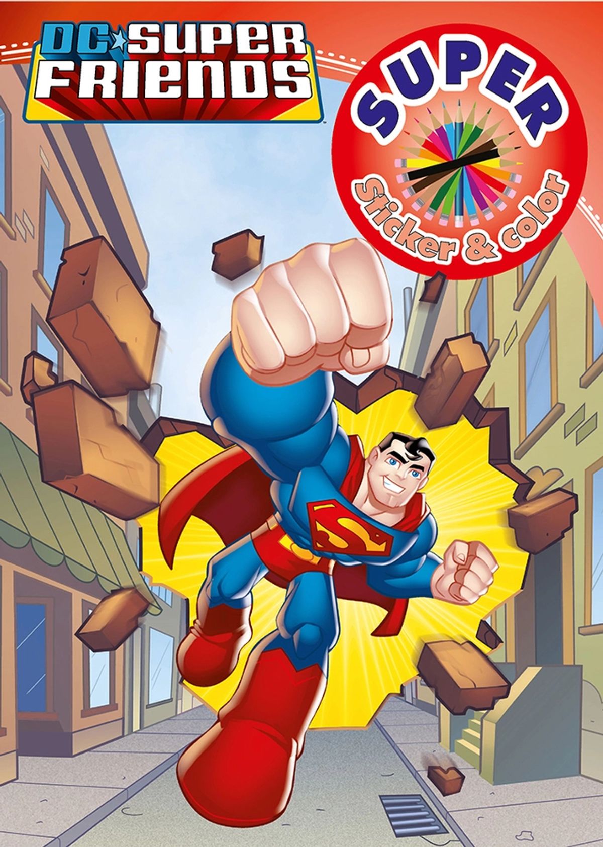 DC Superfriends - Super Sticker & Color