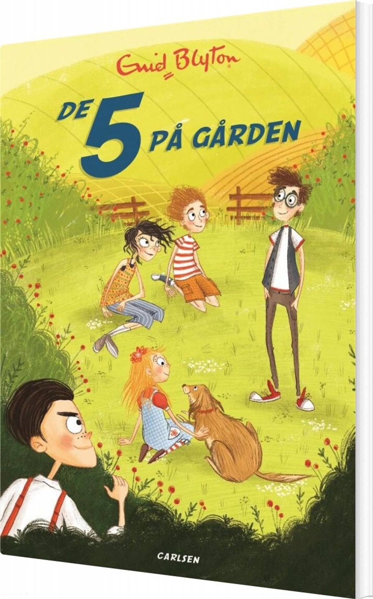 De 5 - Nr18 - De 5 På Gården - Enid Blyton - Bog