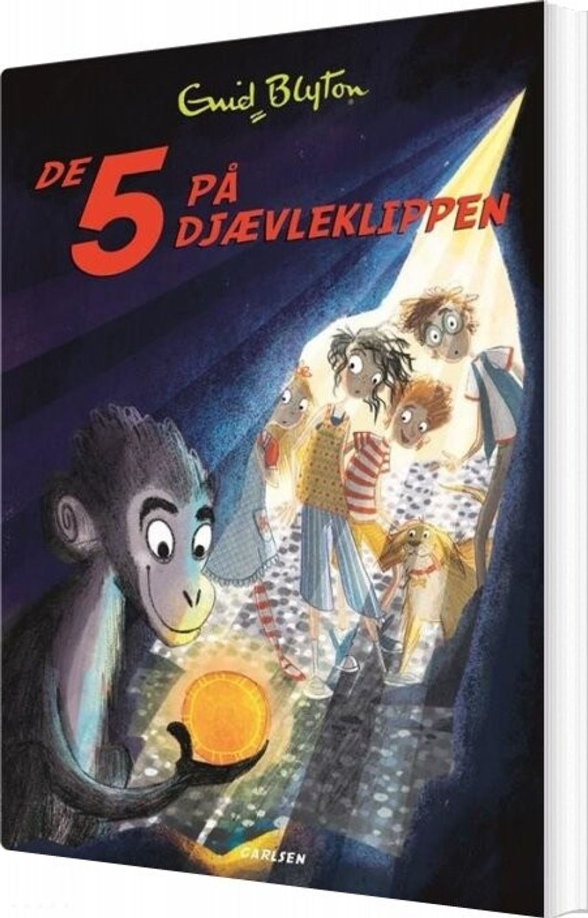 De 5 - Nr19 - De 5 På Djævleklippen - Enid Blyton - Bog