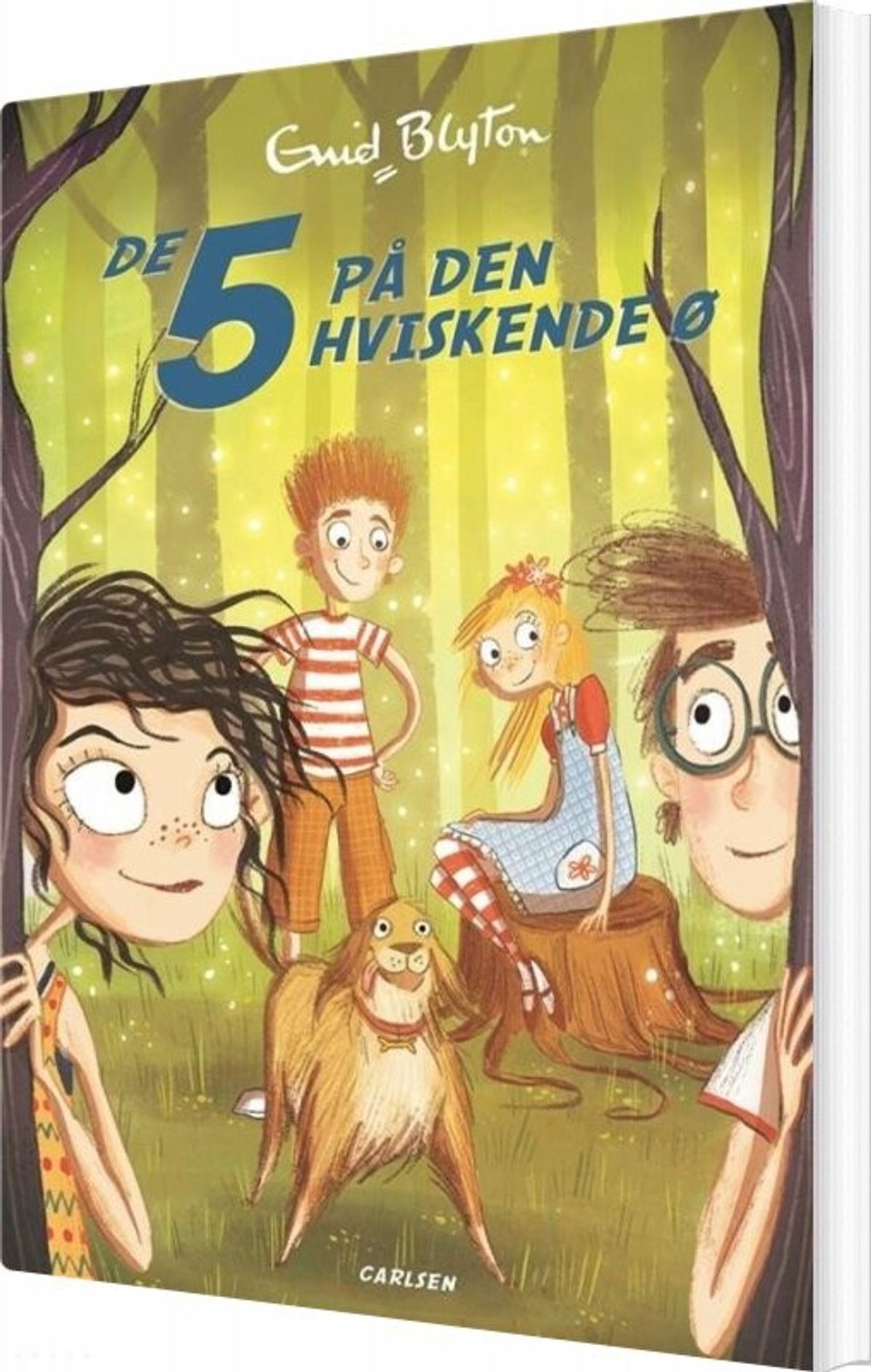 De 5 - Nr20 - De 5 På Den Hviskende ø - Enid Blyton - Bog