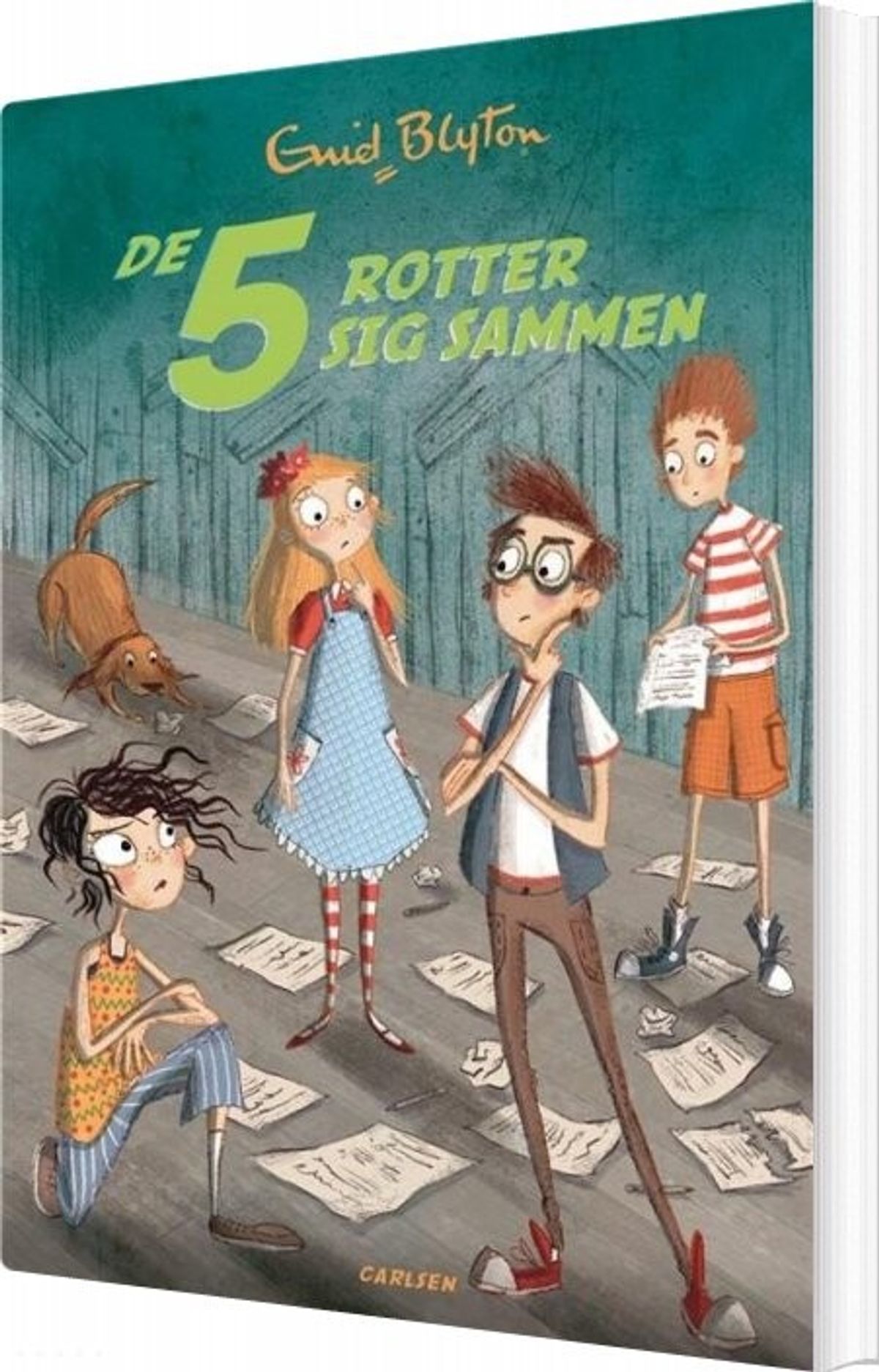 De 5 - Nr21 - De 5 Rotter Sig Sammen - Enid Blyton - Bog