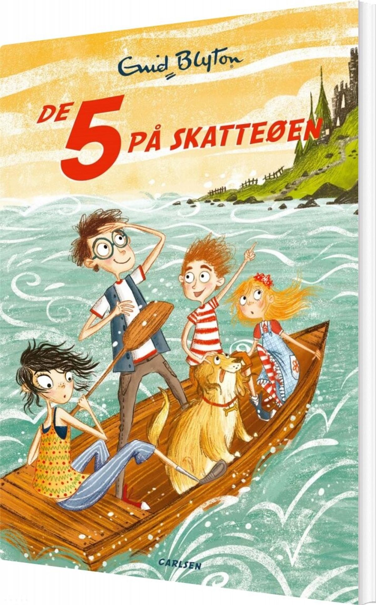 De 5 På Skatteøen - Bind 1 - Enid Blyton - Bog