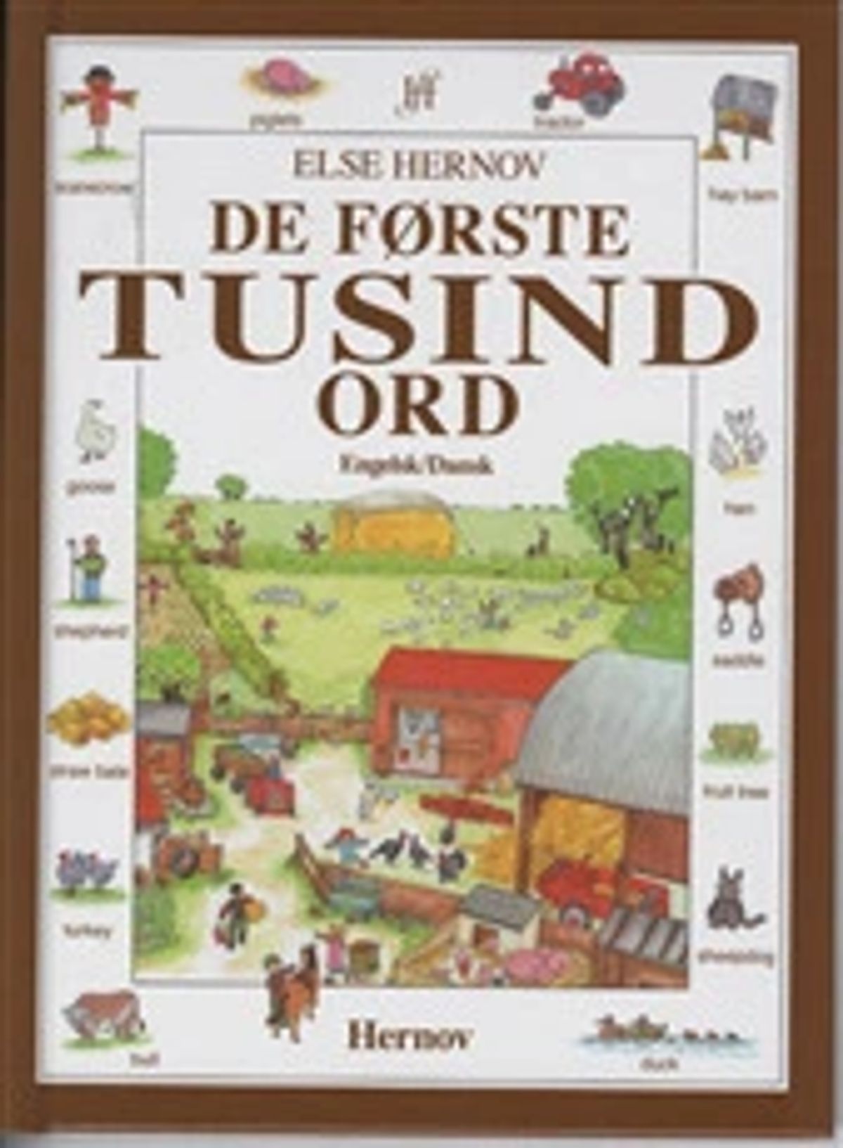 De første tusind ord - engelsk/dansk