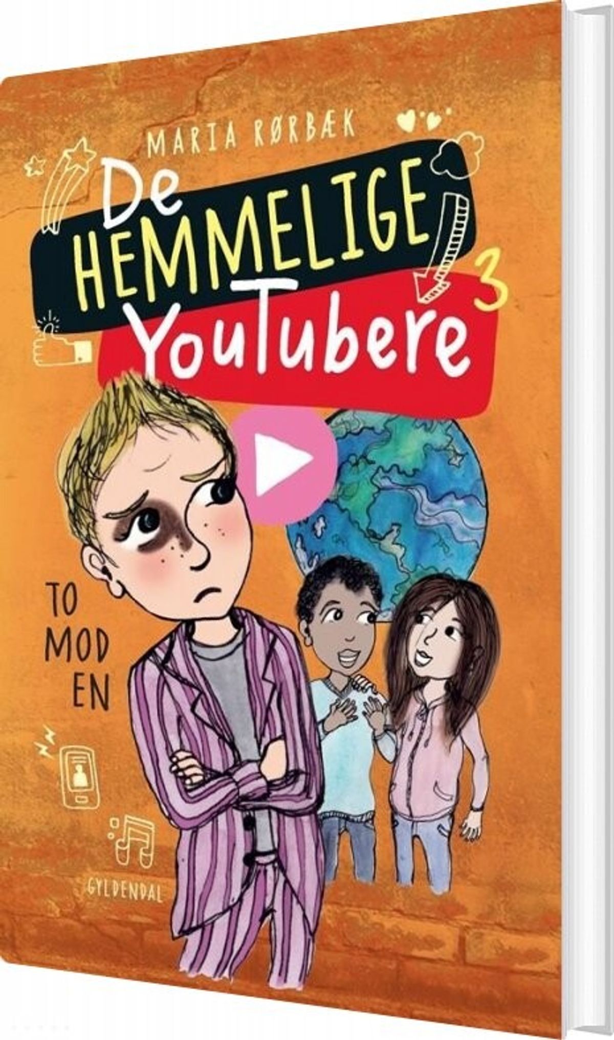 De Hemmelige Youtubere 3 - To Mod En - Maria Rørbæk - Bog