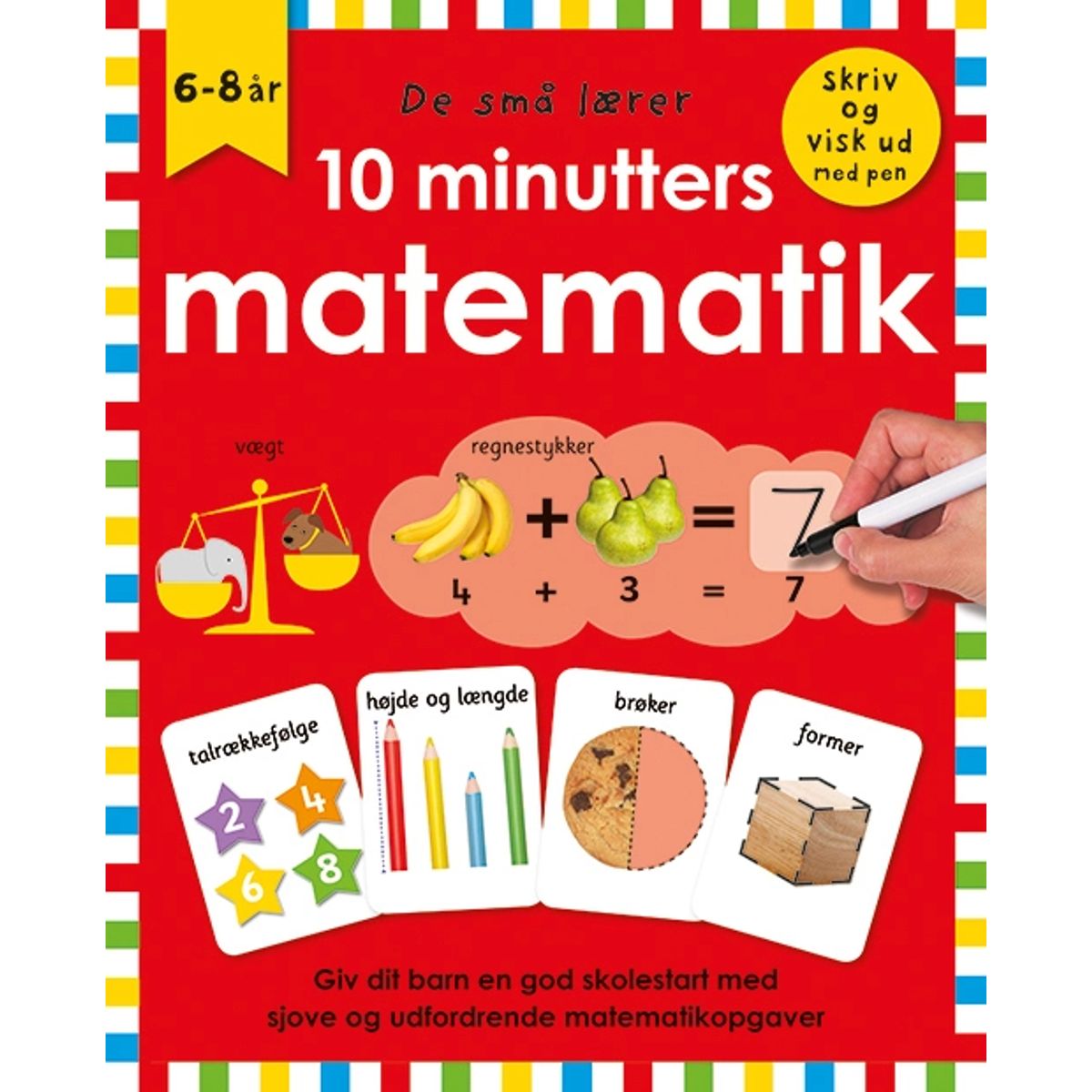 De små lærer - Skriv og visk ud - 10 minutters matematik