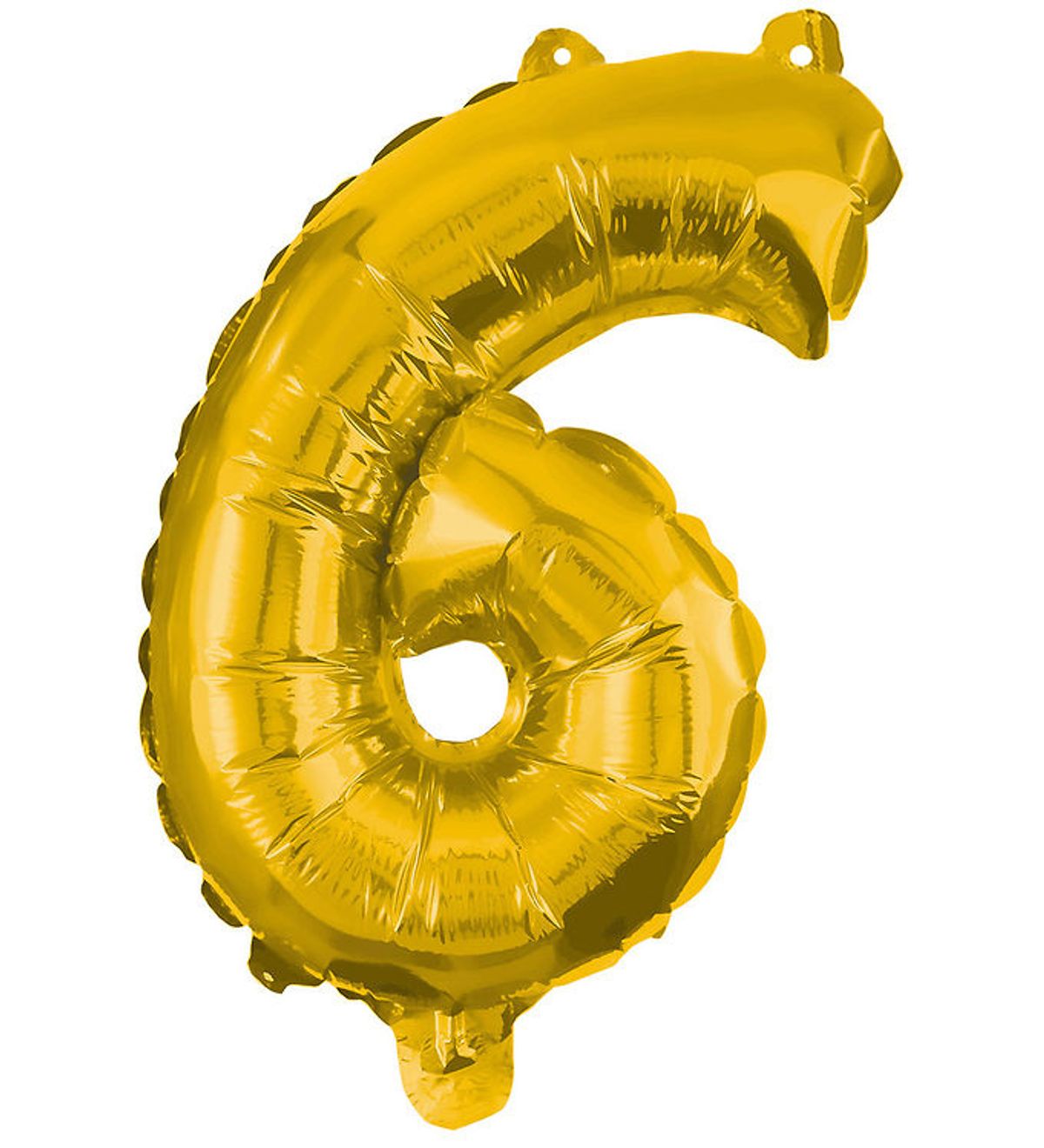 Decorata Party Foileballon - 85 cm - No 6 - Guld