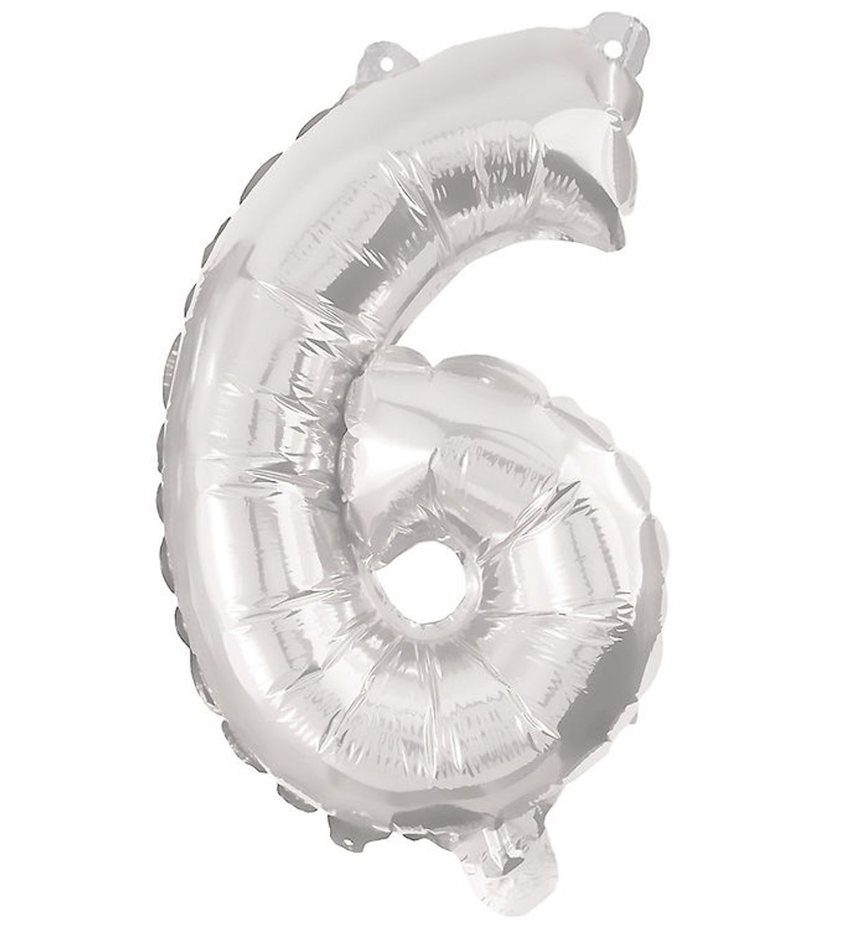 Decorata Party Foileballon - 85 cm - No 6 - Sølv