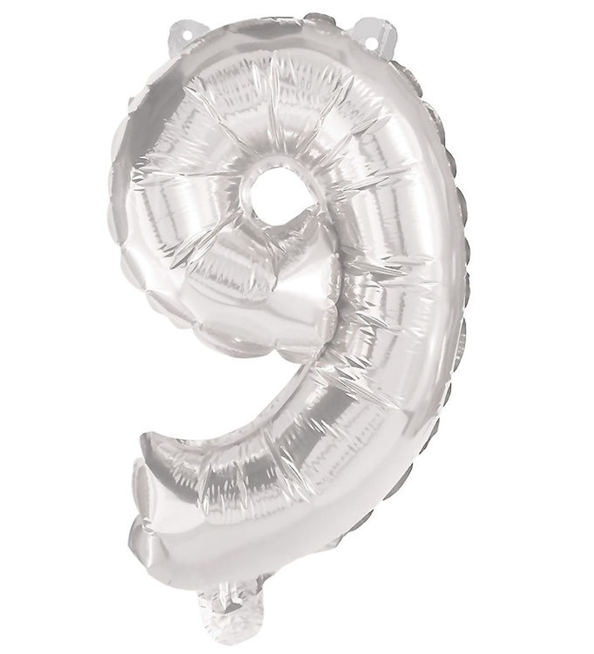 Decorata Party Foileballon - 85 cm - No 9 - Sølv