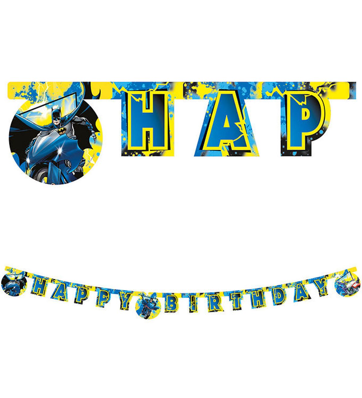 Decorata Party Happy Birthday Banner - Batman Rogue Rage