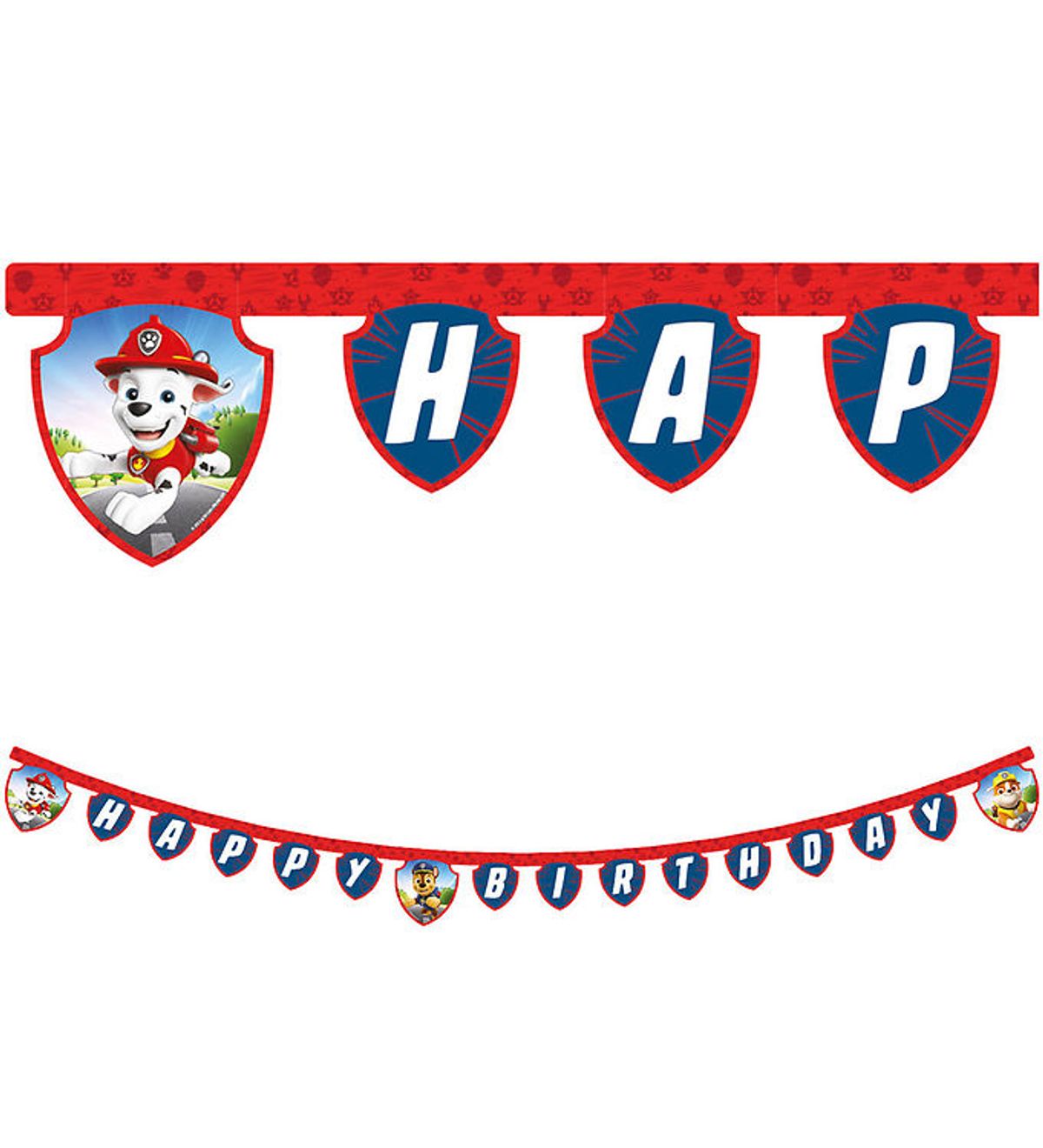 Decorata Party Happy Birthday Banner - Paw Patrol Rescue Heroes