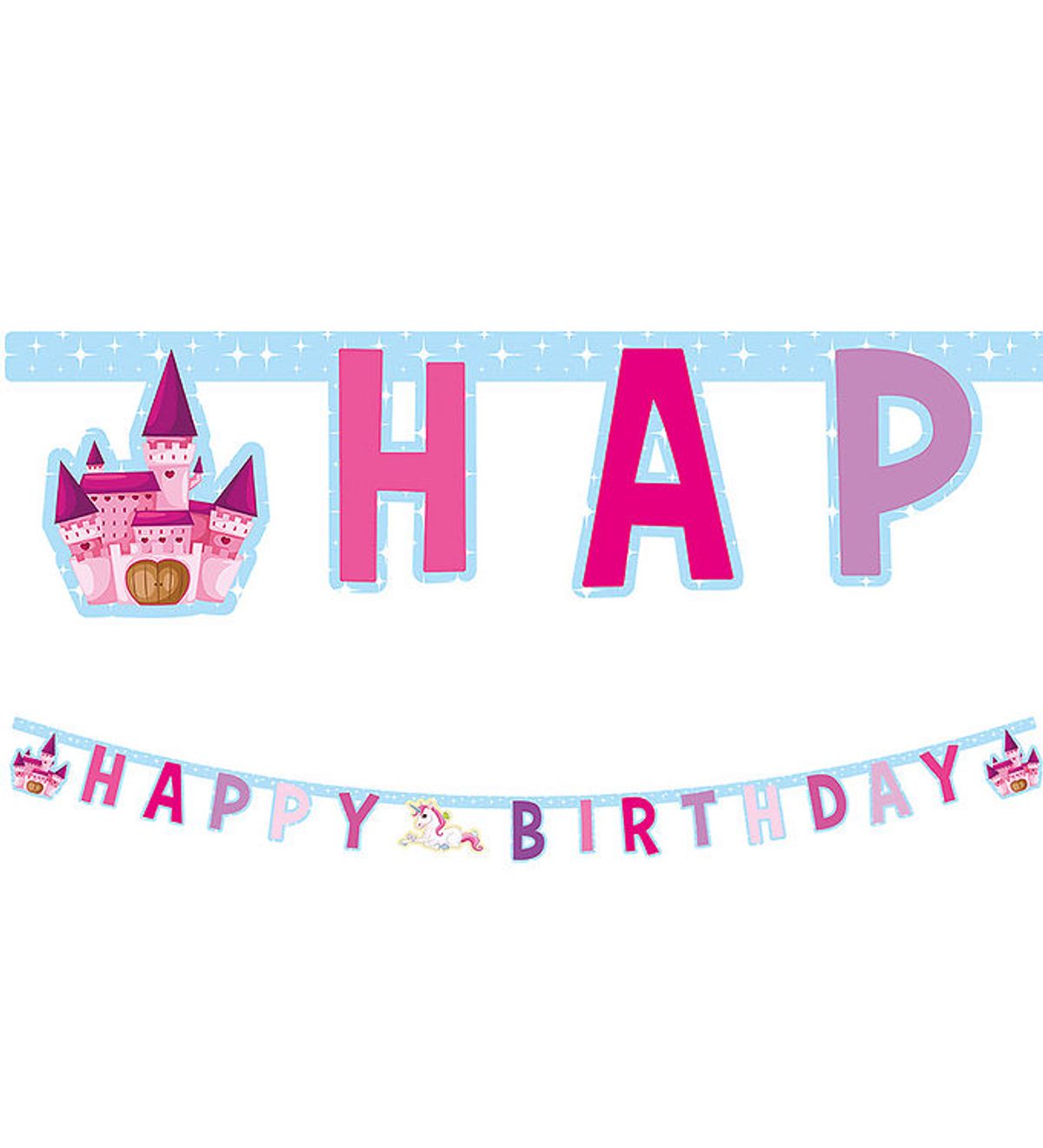 Decorata Party Happy Birthday Banner - Unicorn