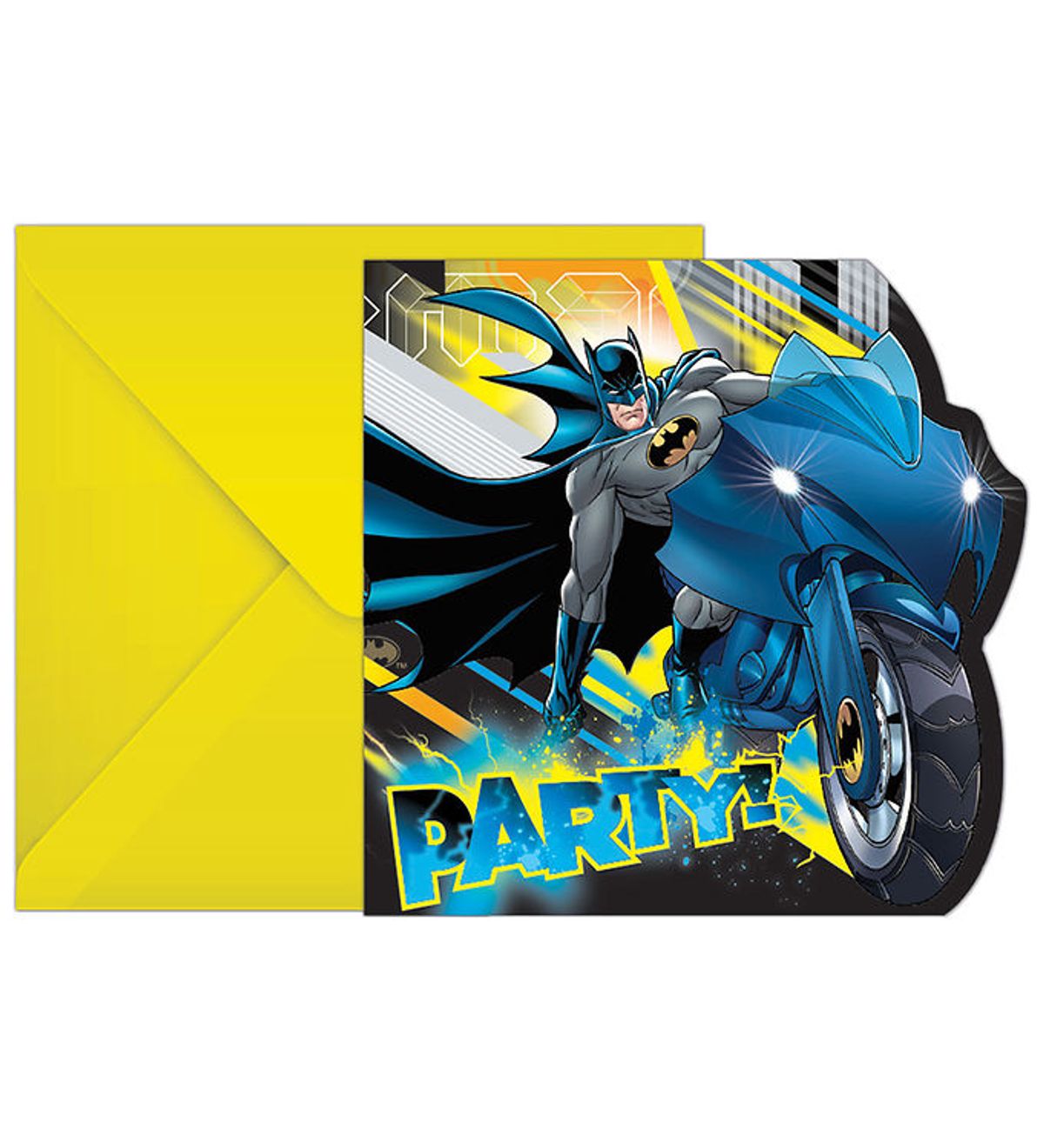 Decorata Party Invitationer - 6-pak - Batman Rogue Rage