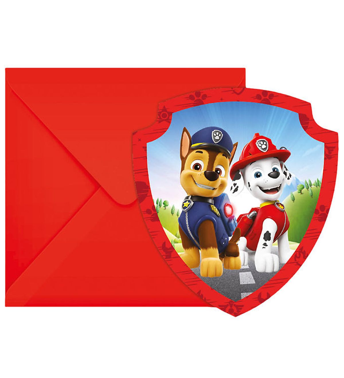 Decorata Party Invitationer - 6-pak - Paw Patrol Rescue Heroes