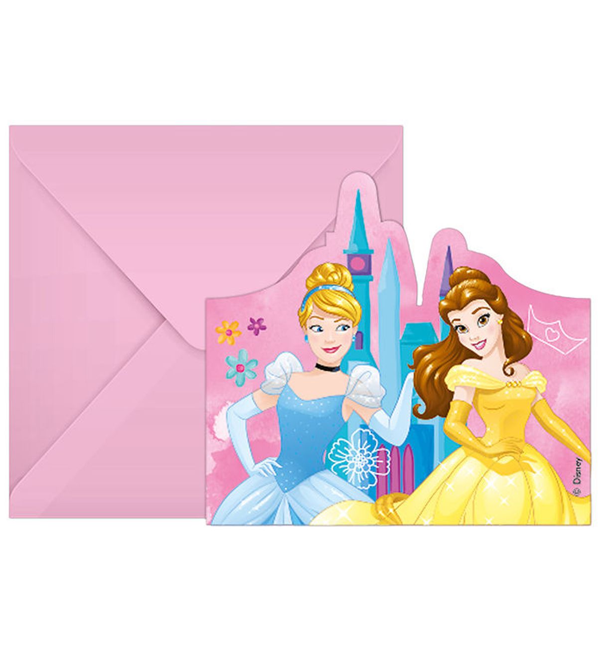 Decorata Party Invitationer - 6-pak - Princess Live Your Story