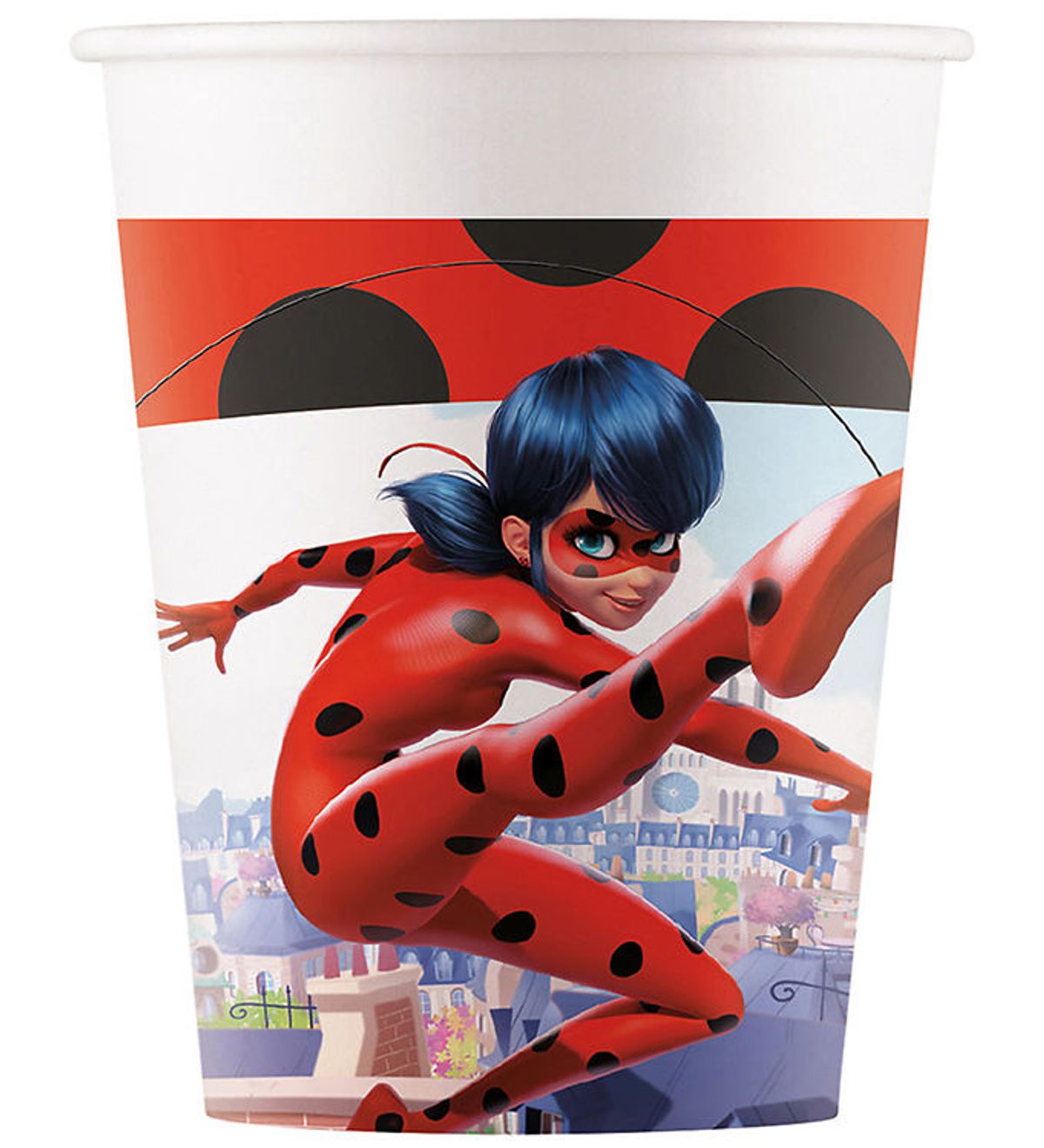 Decorata Party Papkrus - 8-pak - 200 ml - Miraculous Ladybug