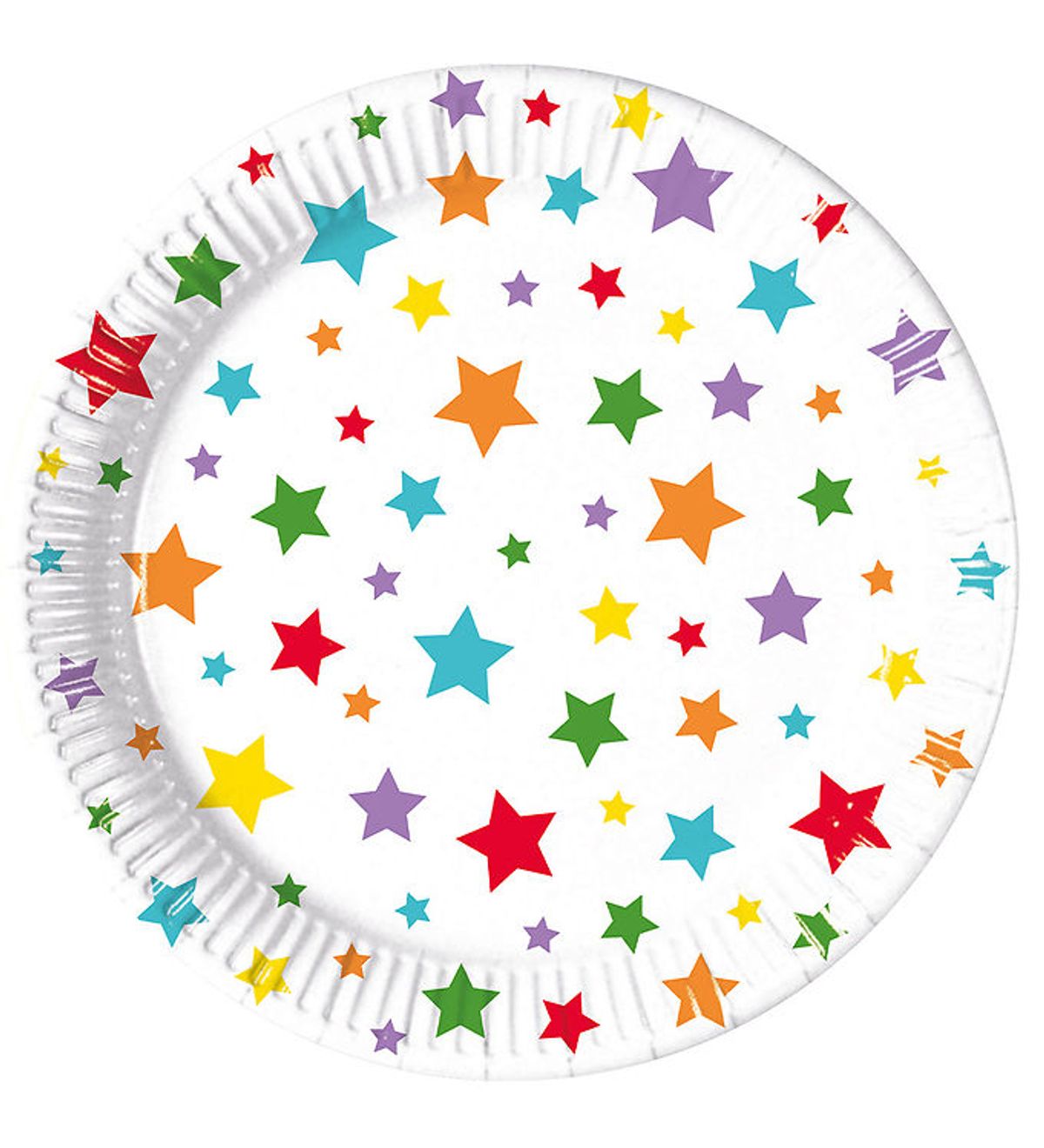 Decorata Party Paptallerkner - 8-pak - 19,5 cm - Multicolour Bri