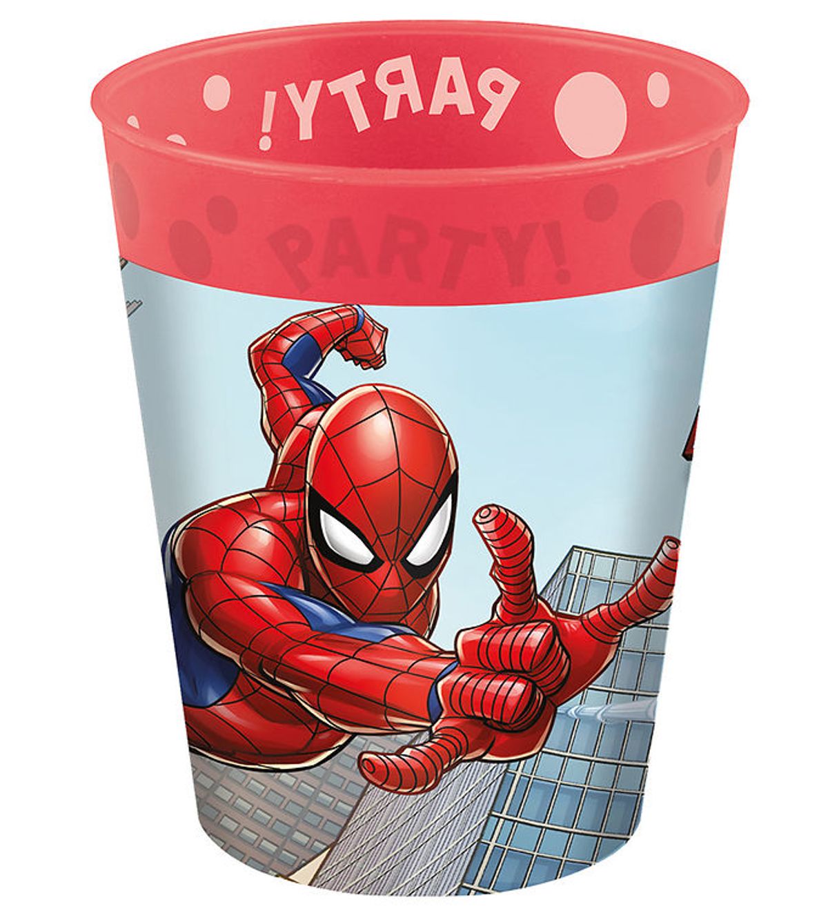 Decorata Party Plastikkopper - 4-pak - 250 ml - Spider-Man Crime