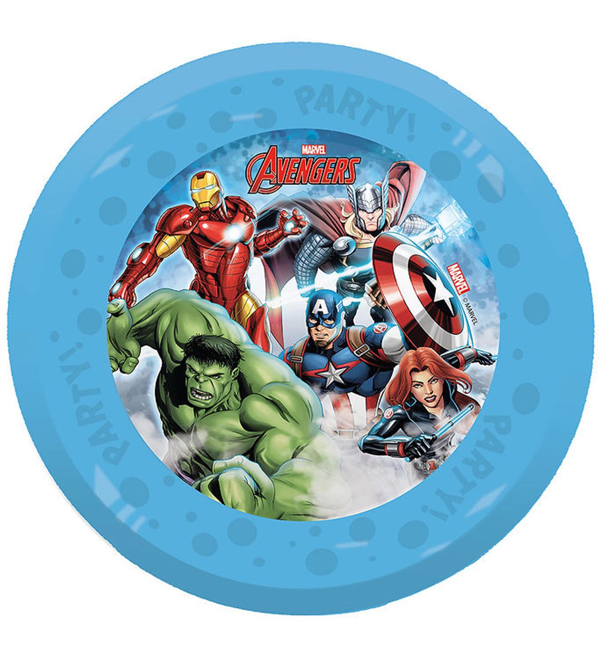 Decorata Party Plastiktallerkner - 4-pak - 21 cm - Avengers Infi