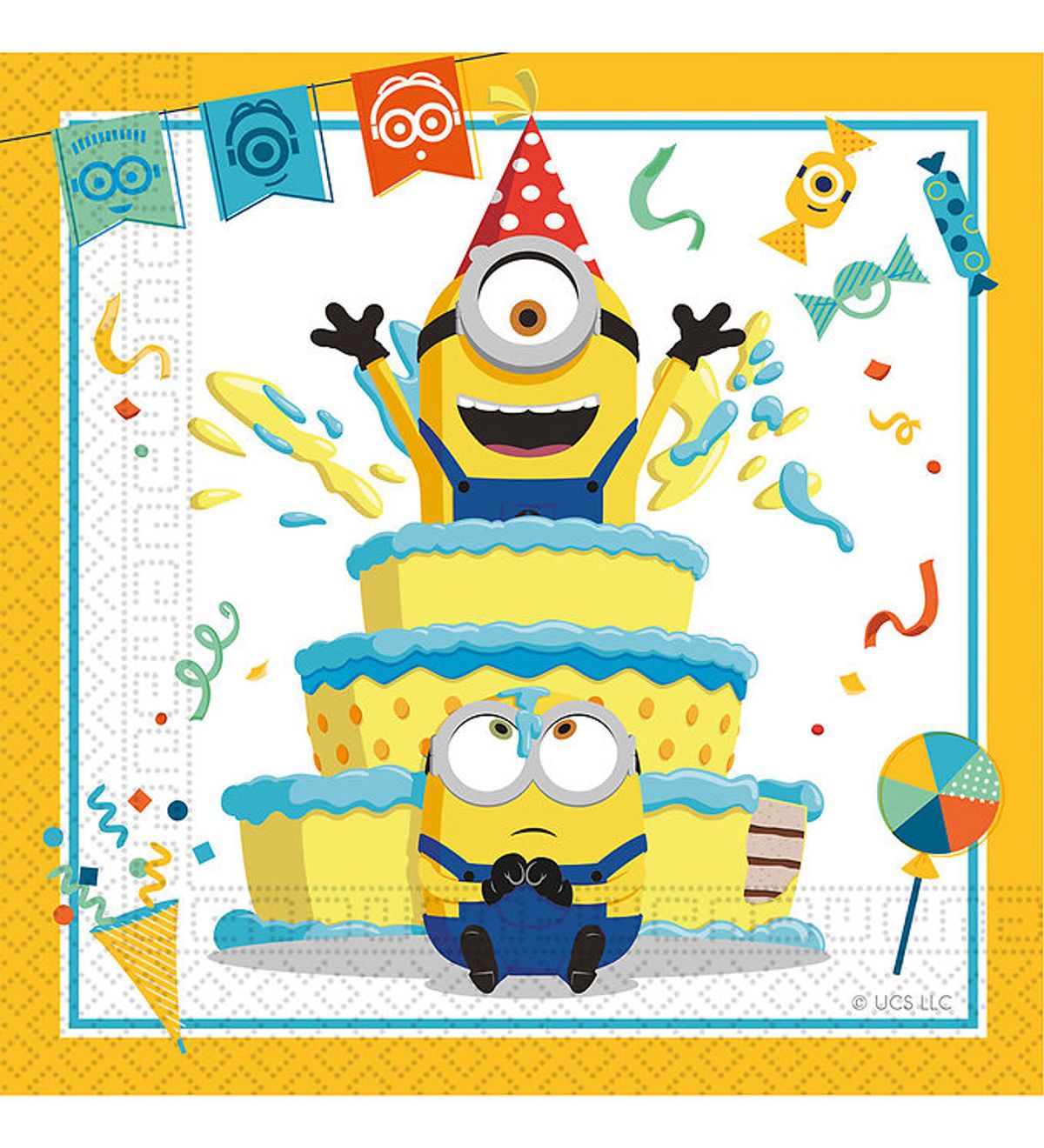 Decorata Party Servietter - 20-pak - 33x33 cm - Minions: The Ris