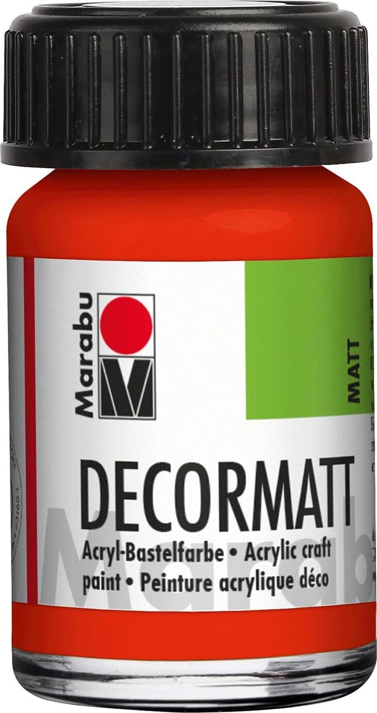 Decormatt Acryl - 15 Ml - Cinnorb. Rød - Marabu