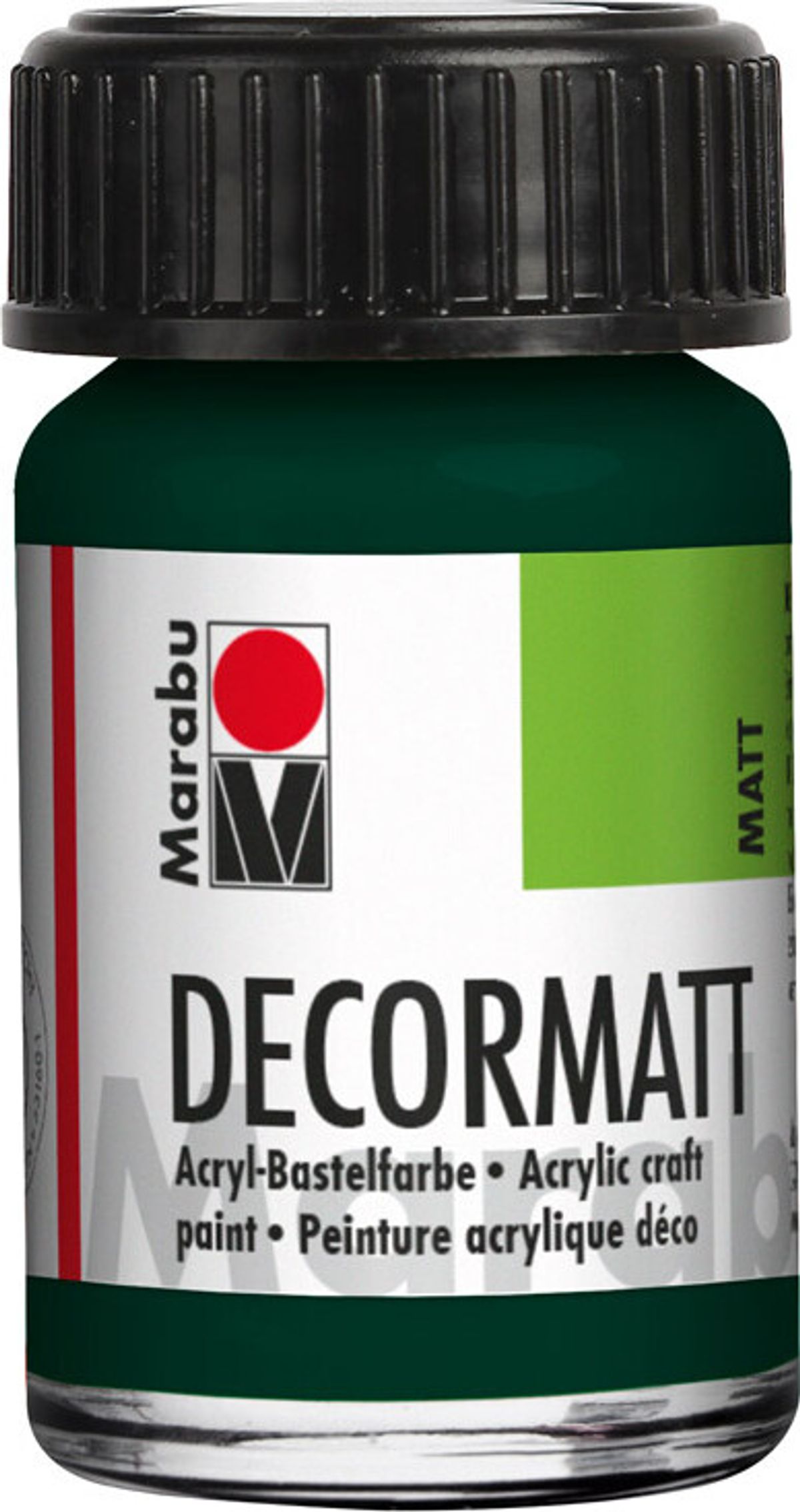 Decormatt Acryl - 15 Ml - M. Grøn - Marabu