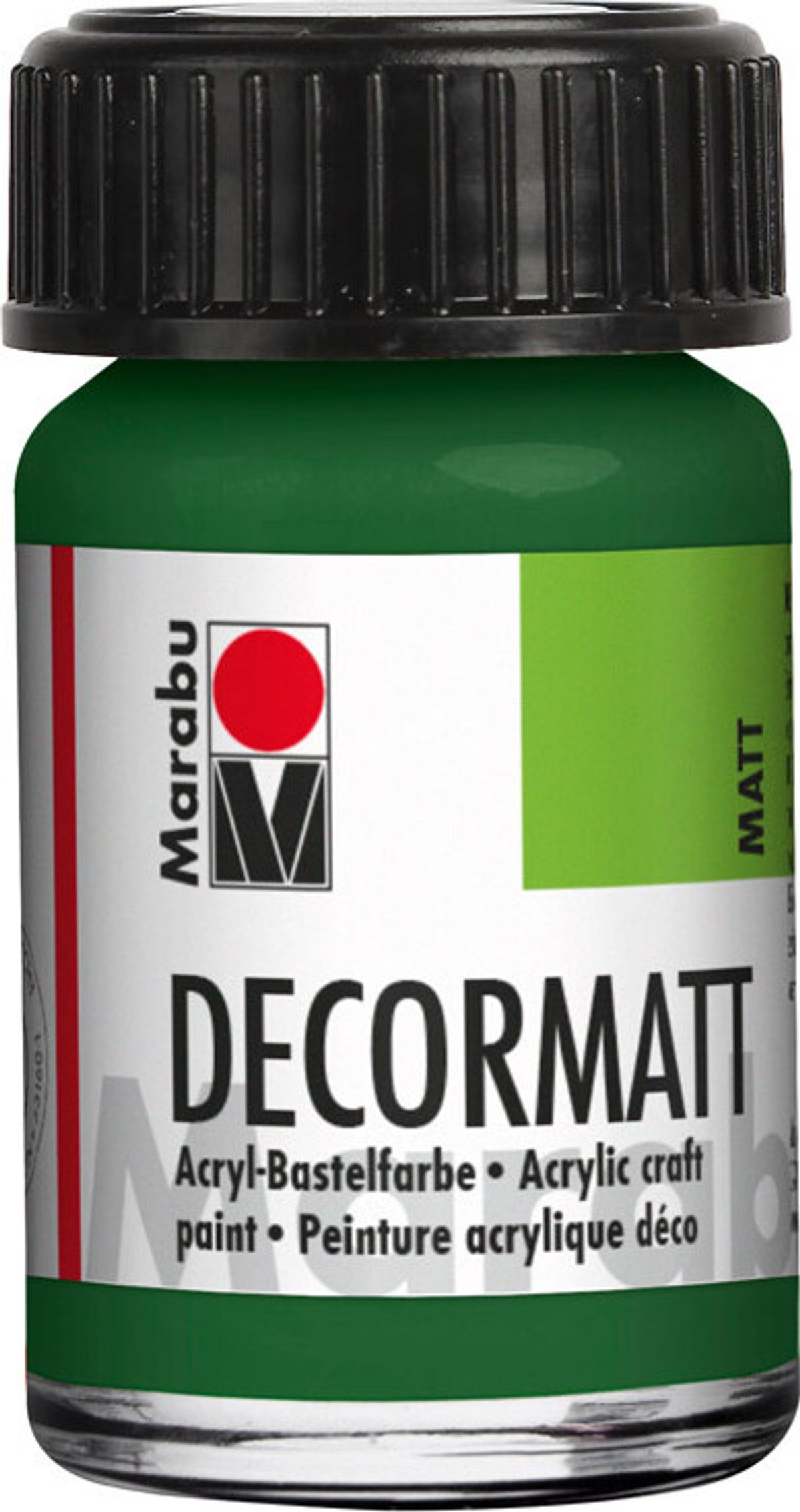 Decormatt Acryl - 15 Ml - Oliven Grøn - Marabu