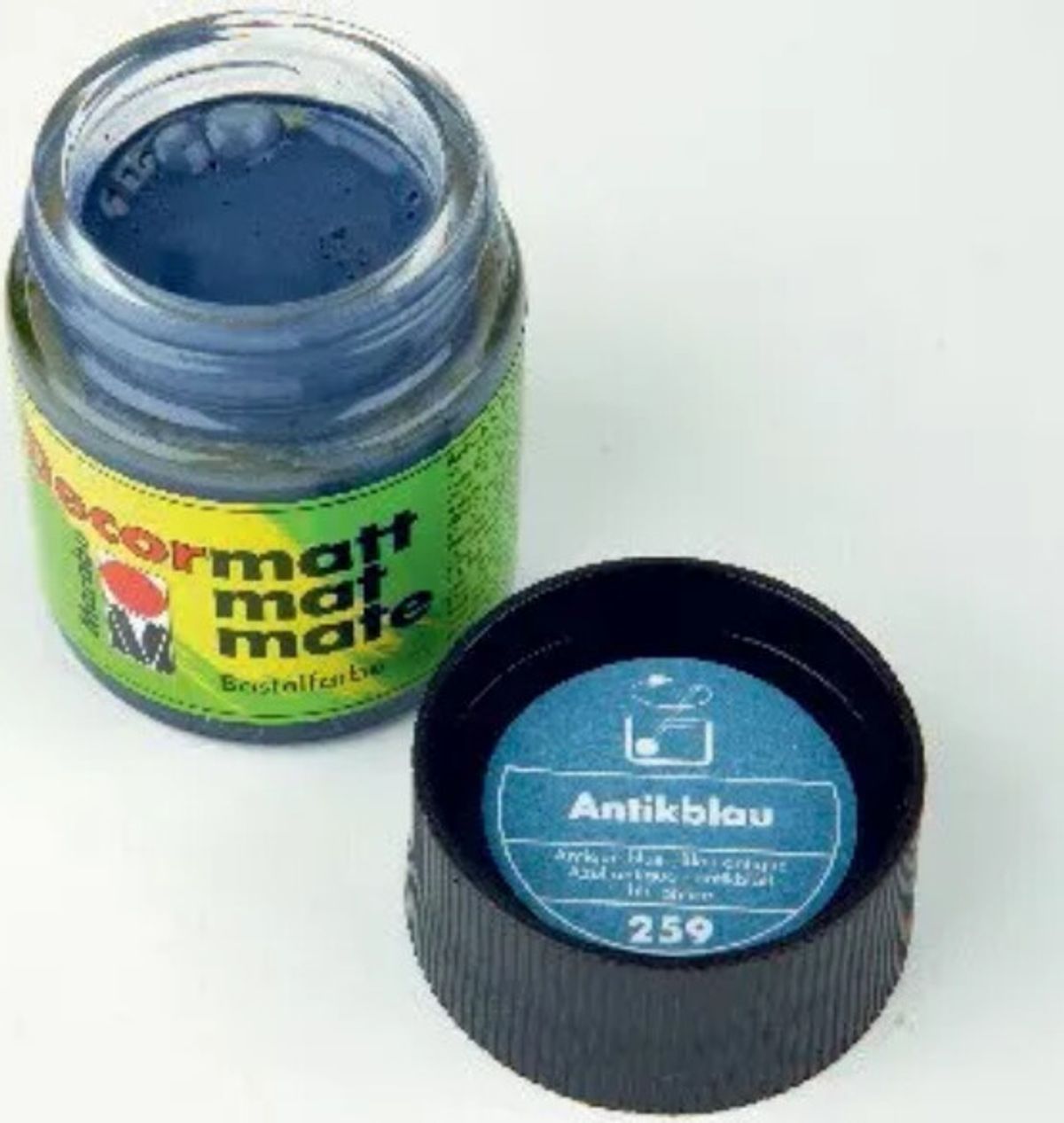 Decormatt Acryl - 50 Ml - Antikblå - Marabu