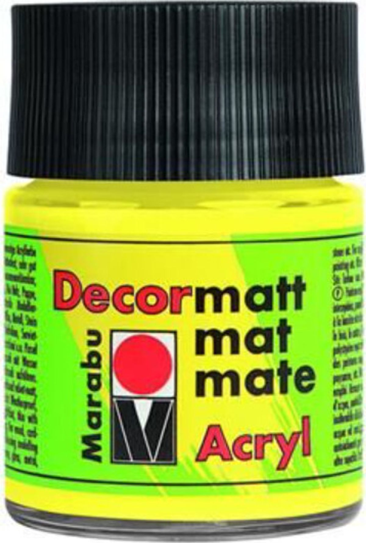 Decormatt Acryl - 50 Ml - Citrongul - Marabu