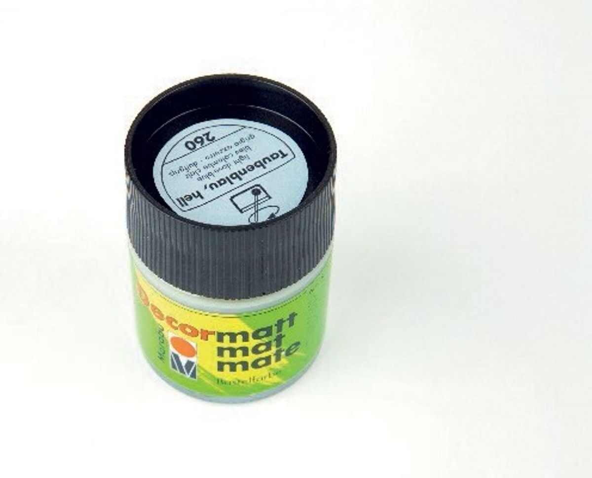 Decormatt Acryl - 50 Ml - Lys Dove Blå - Marabu