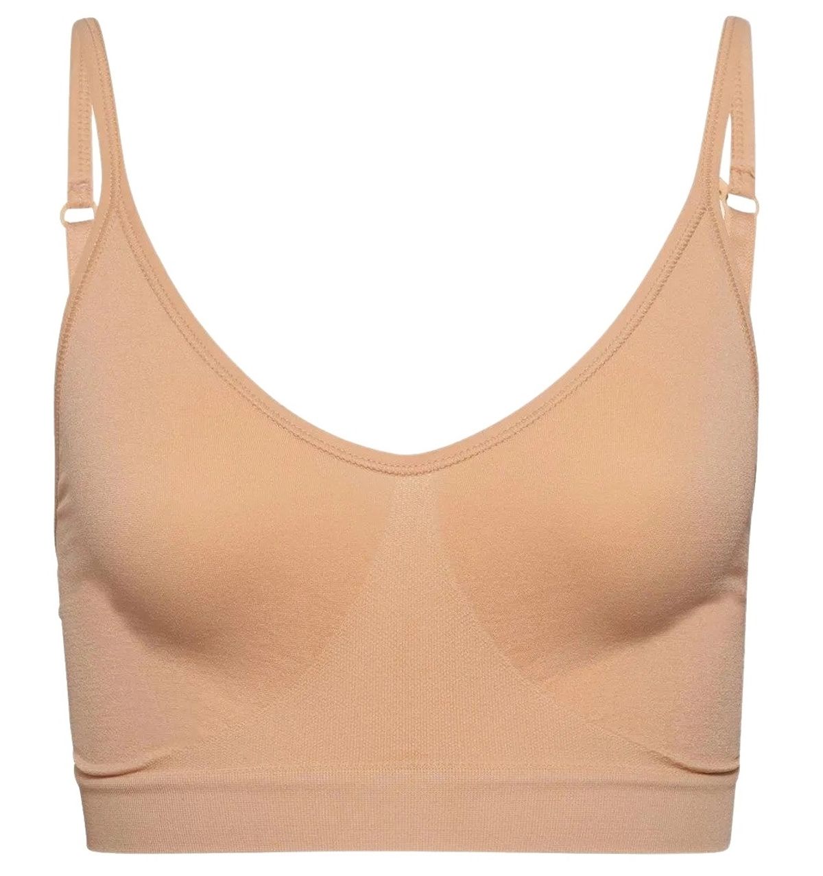 Decoy BH-top med smalle stropper, nude, str. small