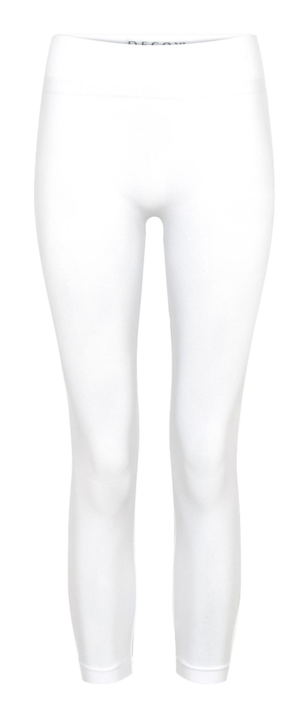 Decoy capri leggings, sømløse, hvid str. XL