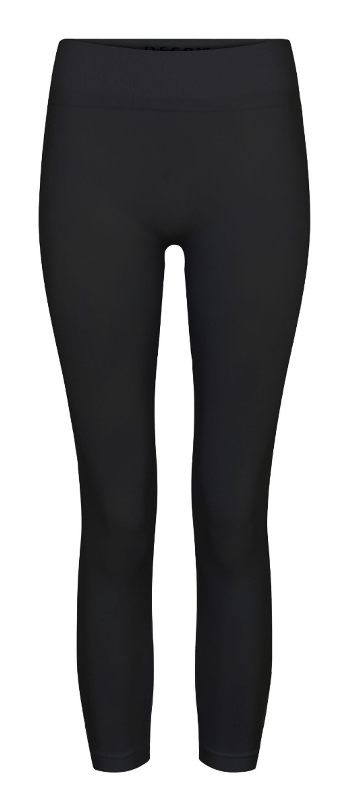 Decoy capri leggings, sømløse, sort str. S/M