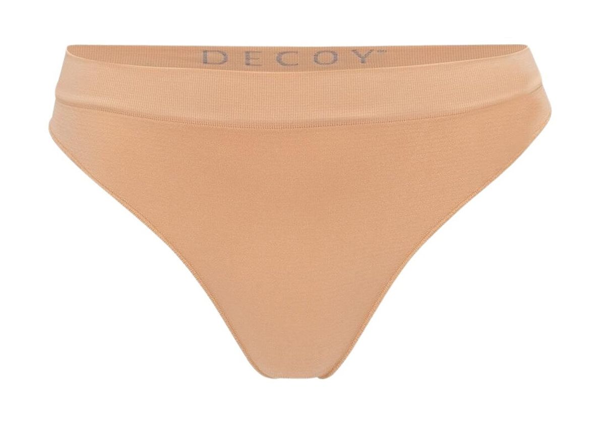 Decoy G-streng trusser, sømløse, nude, str. XL