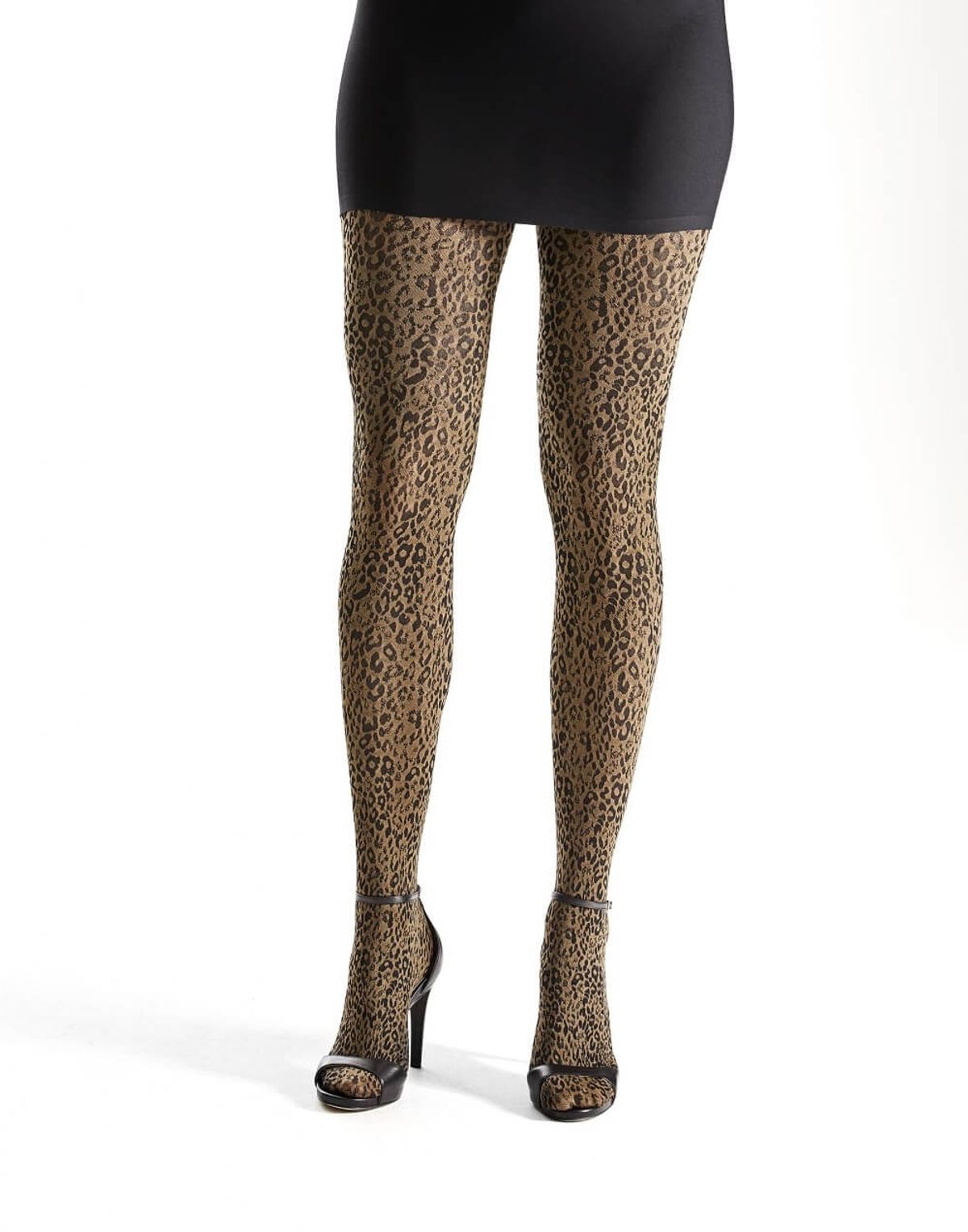 Decoy Strømpebukser Med Leopard Print, 70 Denier, Str. 3XL