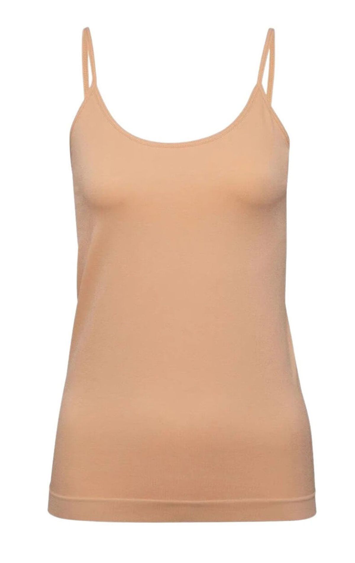 Decoy top med smalle stropper, nude, str. medium