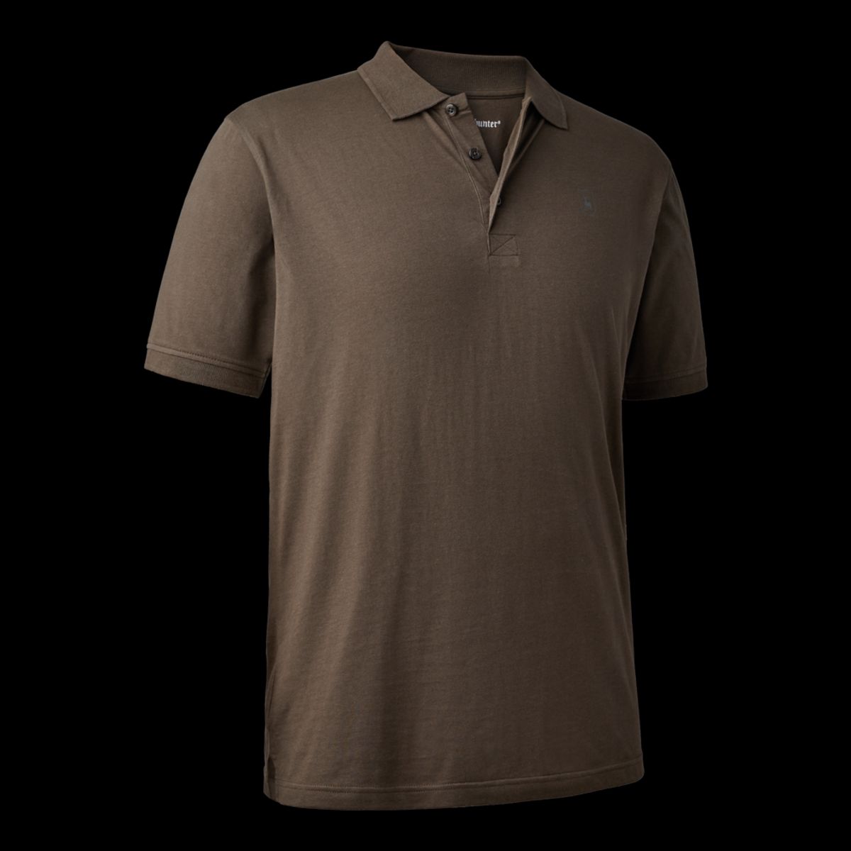 Deerhunter Christian Poloshirt Brown Leaf L