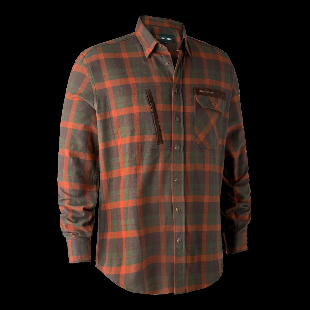 Deerhunter Ethan Skjorte Orange Check 39/40