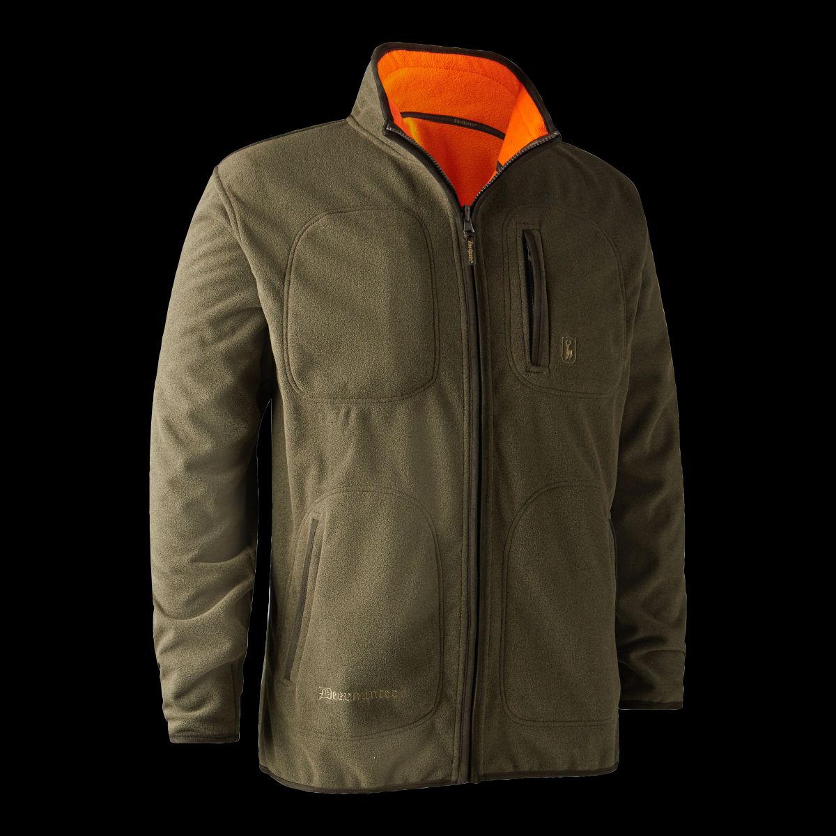 Deerhunter Gamekeeper Bonded Fleecejakke - vendbar Orange 4XL