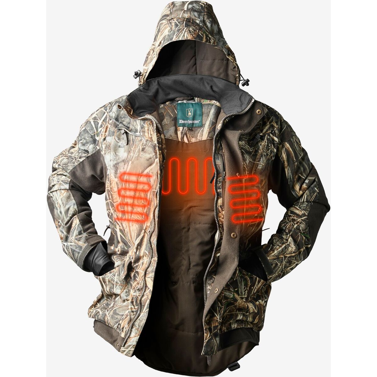 Deerhunter - Heat Game jakke (Camouflage) - 54 (XL)