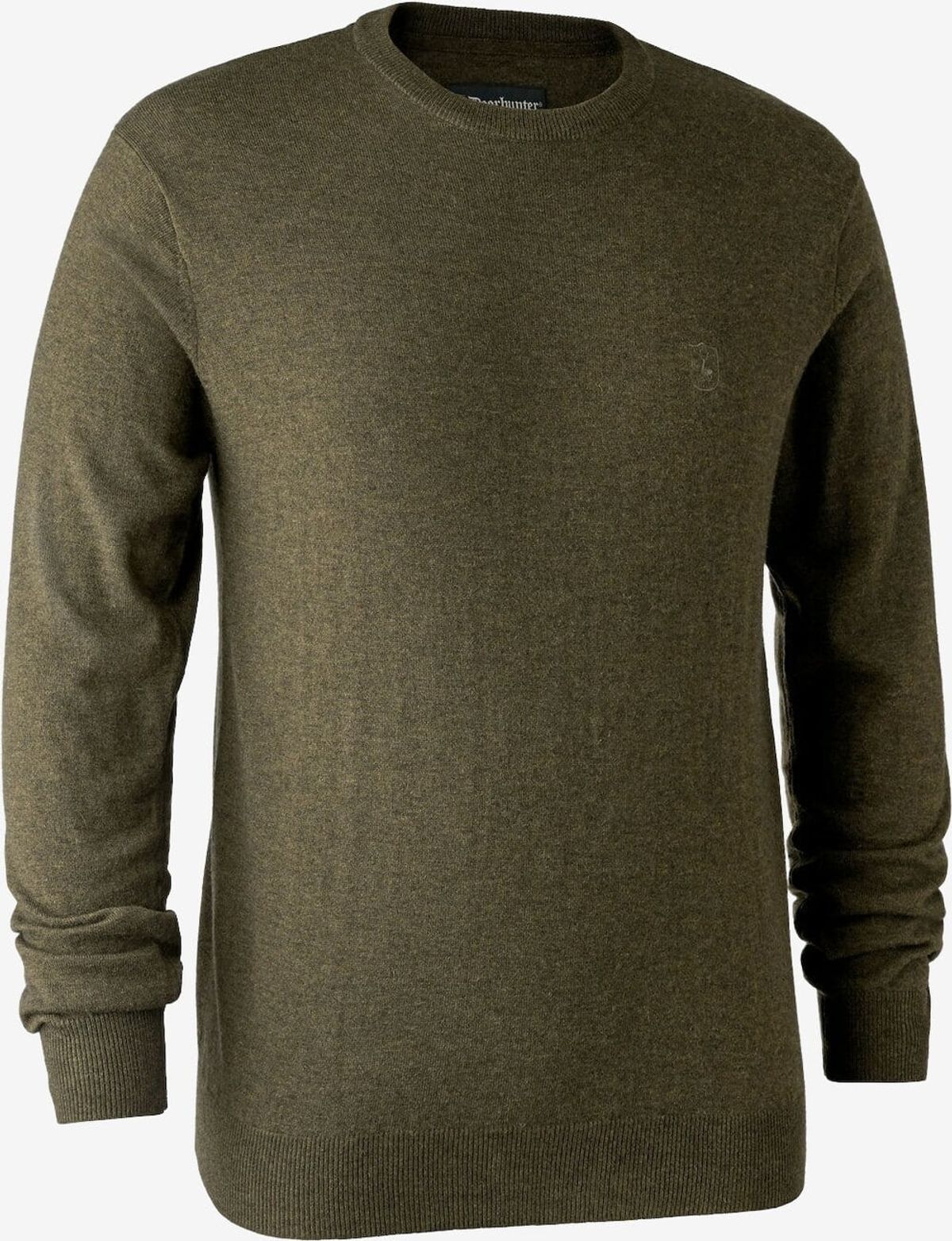 Deerhunter - Kingston strik med rund hals (Cypress) - 2XL