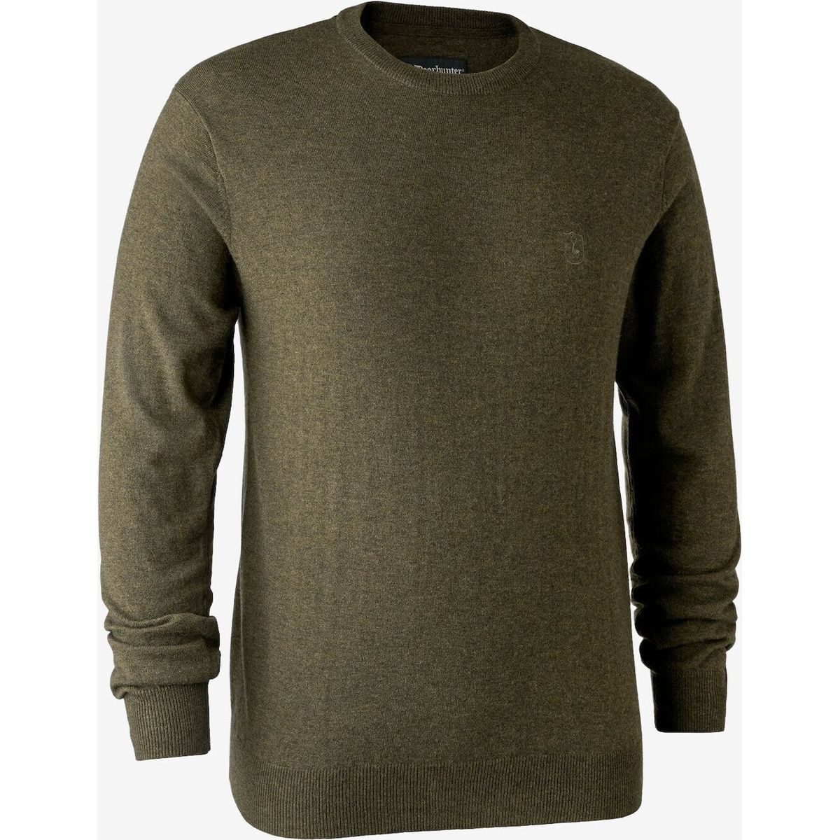 Deerhunter - Kingston strik med rund hals (Cypress) - 3XL