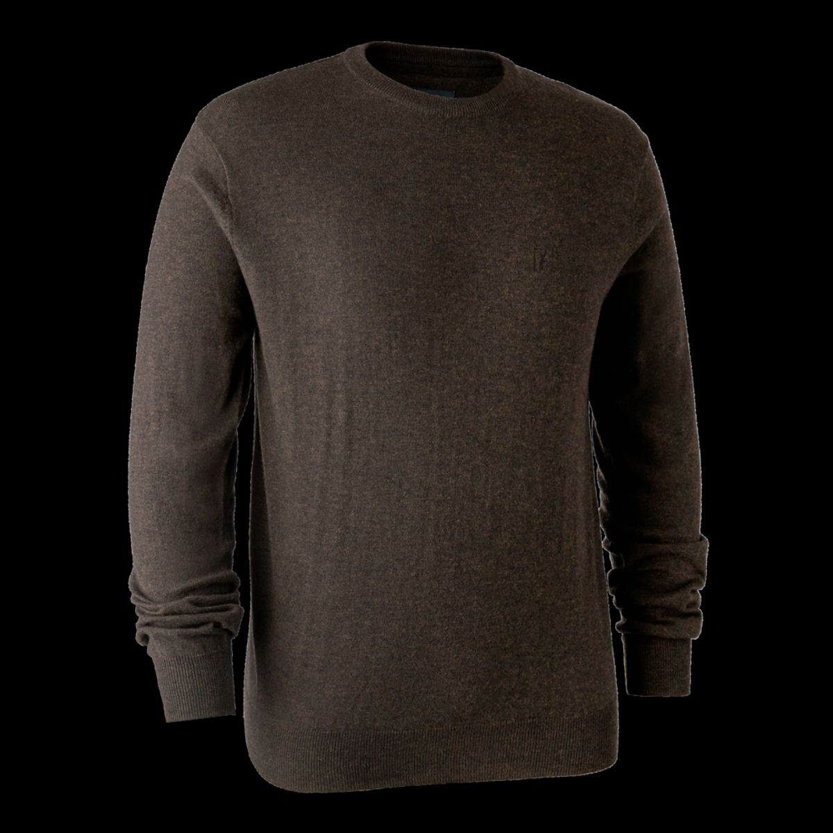 Deerhunter Kingston Strik med rund hals Dark Elm - L