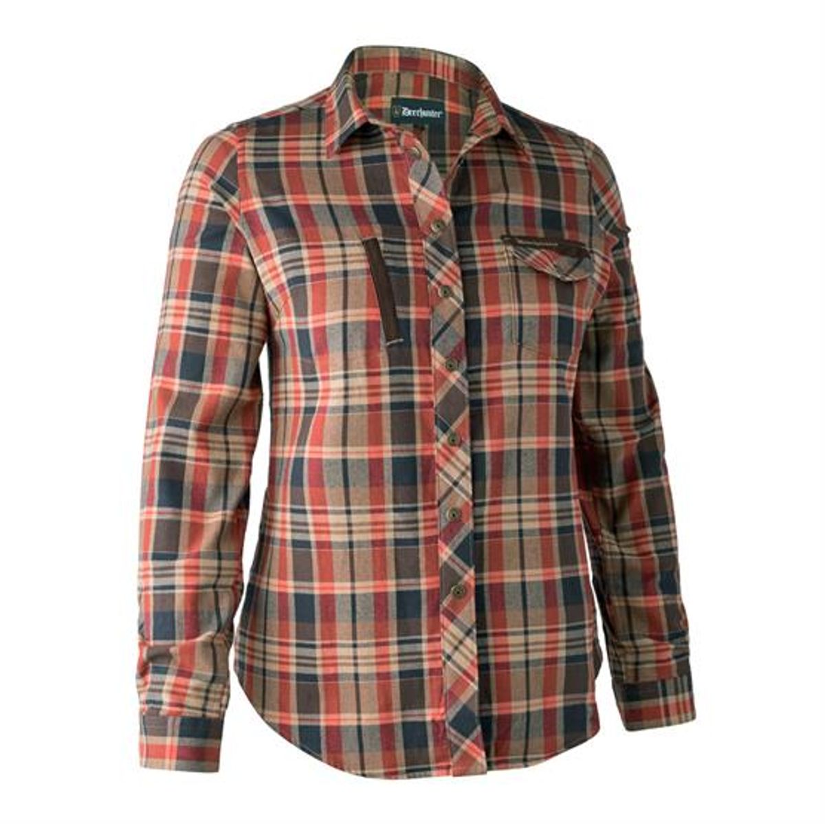 Deerhunter Lady Athena Shirt, Orange Check