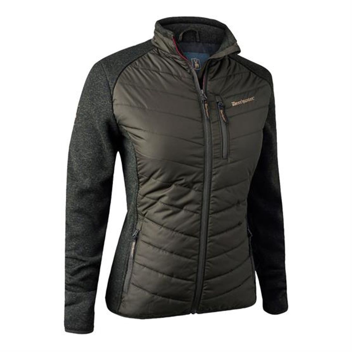 Deerhunter Lady Caroline Padded Jacket with knit, Timber