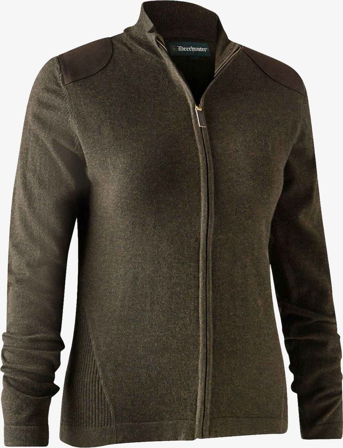 Deerhunter - Lady Darlington strikcardigan (Dark Elm) - 34