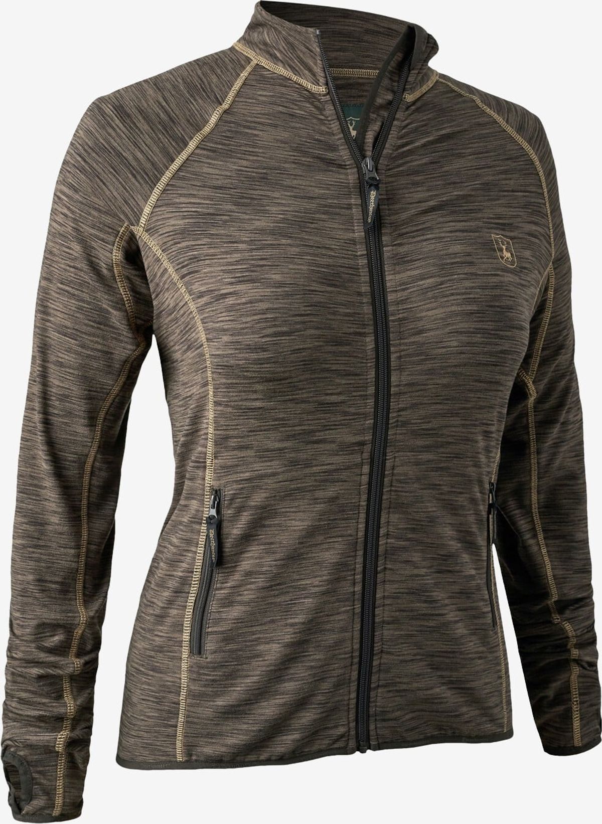 Deerhunter - Lady Insulated Fleece (Brown Melange) - 36