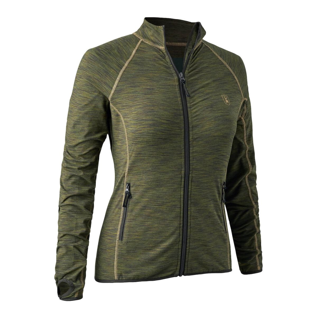 Deerhunter Lady Insulated Fleecejakke Green Melange 38